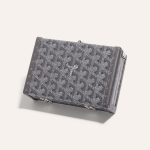 Goyard Minaudière Trunk Bag Grey - Image 3